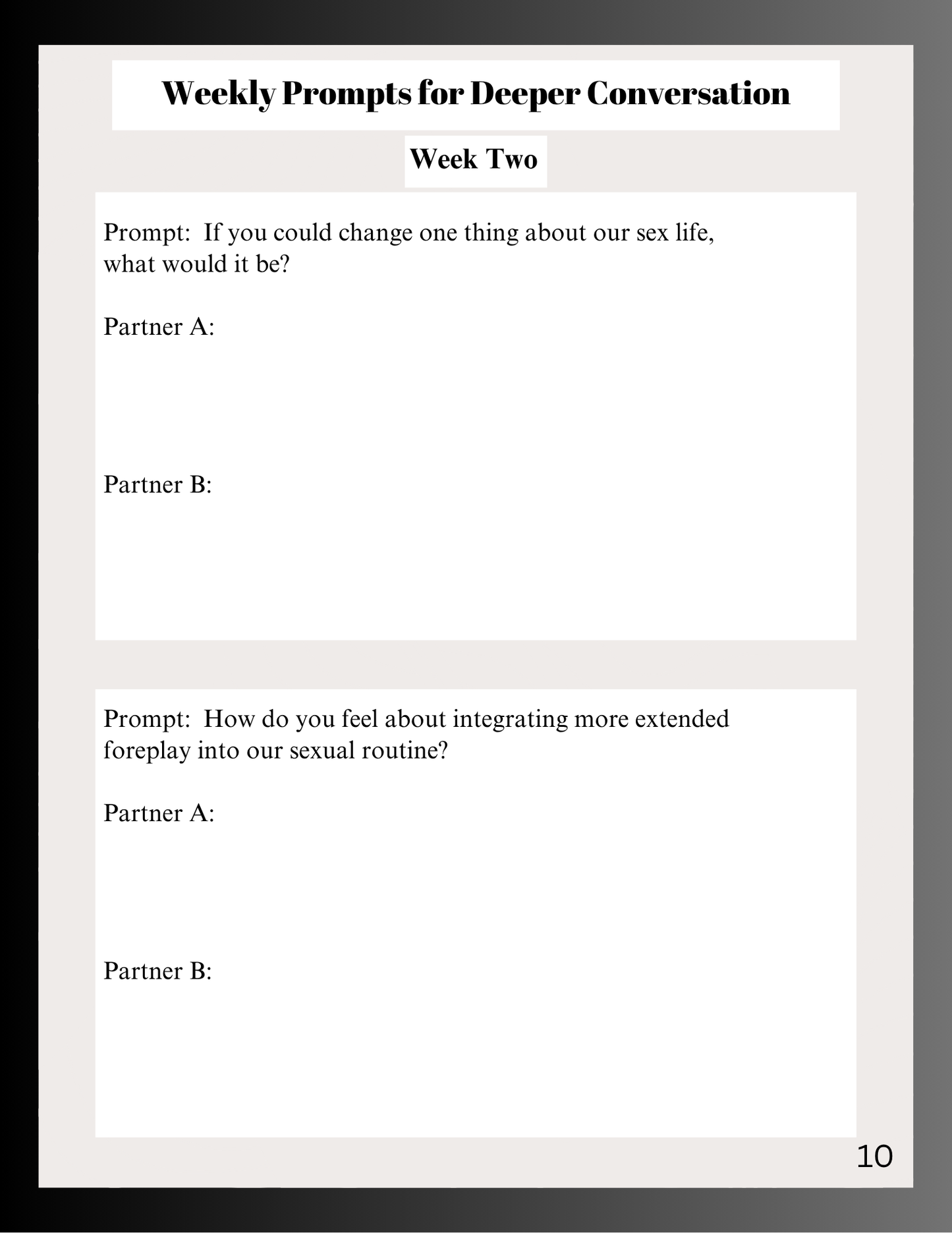 Own UR O: A Couples Intimacy E-Journal | Own Ur O